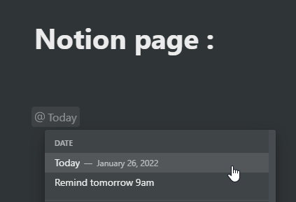 remainder setting in notion