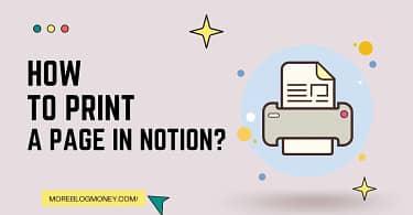 How to Print a Page in Notion