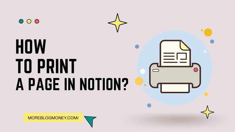 How to Print a Page in Notion