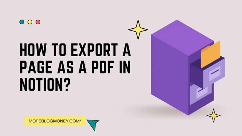 How to Export a Page as a PDF in Notion
